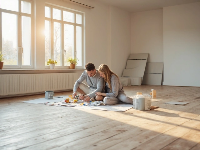 Renovierung richtig planen: Boden oder Wände zuerst streichen & verlegen?